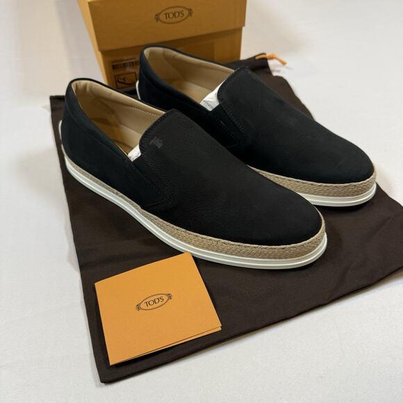 Tod’s NUOVA PANTOFOLA GOMMA RAFIA TV Loafer Size 8UK/9.5US New In Box MSRP $825 main image 5